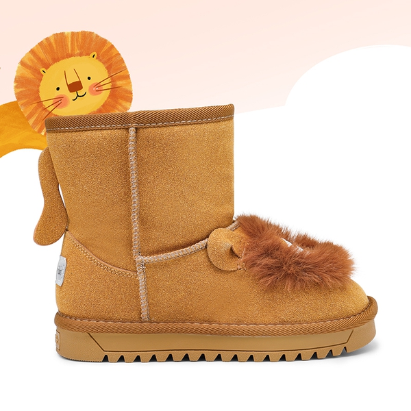 Kids Winter Boots Sherpa Fur Boots Dream Pairs